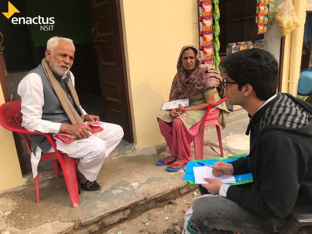 EnactusNSUT's tweet photo. Door-to-door survey by #ProjectDrinkingWater in Madanpur Khadar,recording imp. data related to water condition from over 500 families.Understood grassroot realities by obtaining quantified feedbacks.Determined to bring a positive change.#EnactusInAction #WeAllWin @EnactusIndia https://t.co/SEylmctLhA
