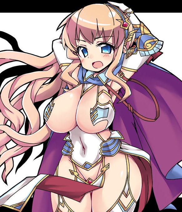 黒チケで貰ったエスタちゃん(絵はペガサスマスター) #アイギスお絵かき 