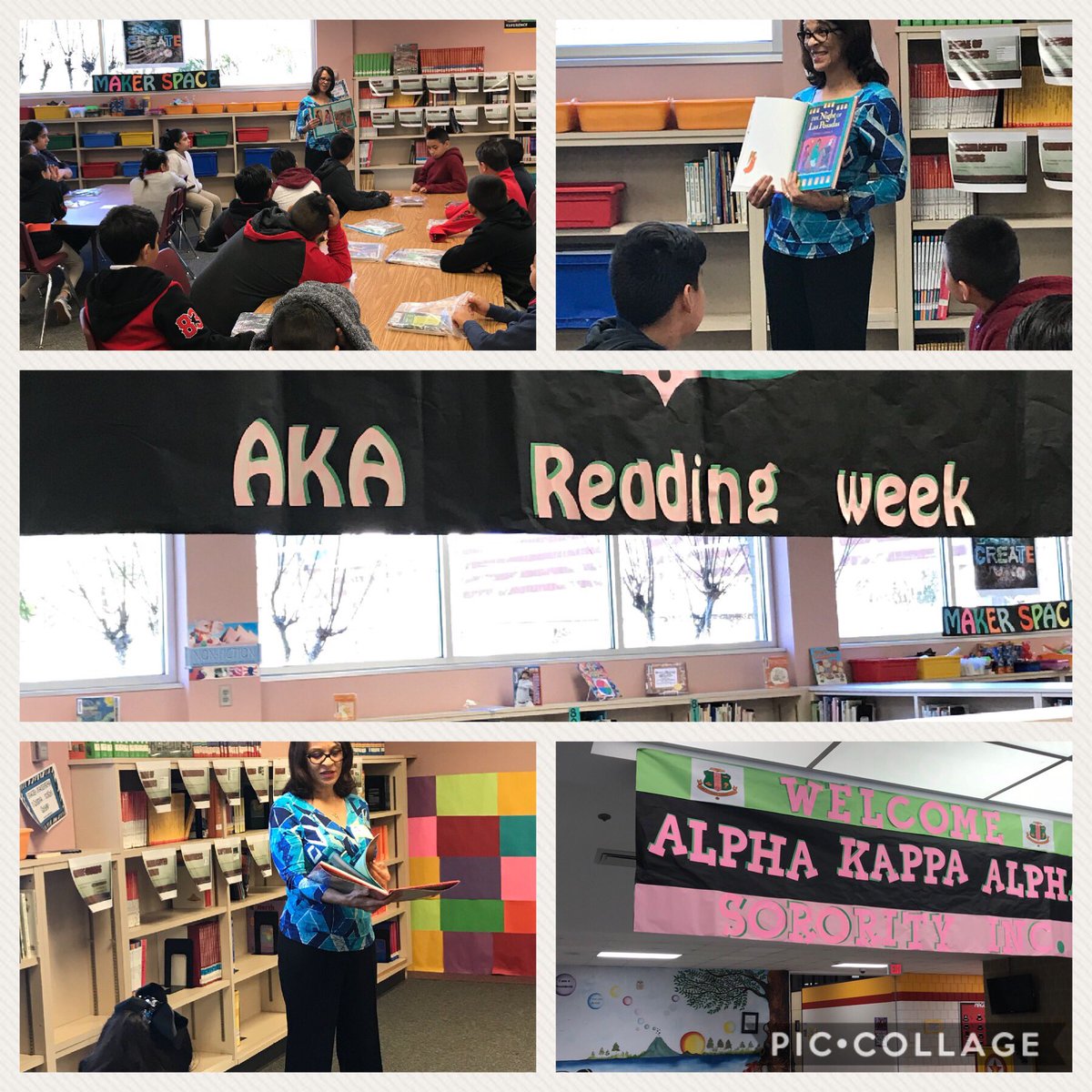 Alpha Kappa Alpha Reading Week at Stafford ES! <a href="/StaffordCia/">Stafford CIA Team</a> <a href="/StaffordMSD/">Stafford MSD</a> <a href="/SMSDElementary/">SMSD Elementary</a> <a href="/aka/">alexia</a>#VolunteerReaders #LibraryLife