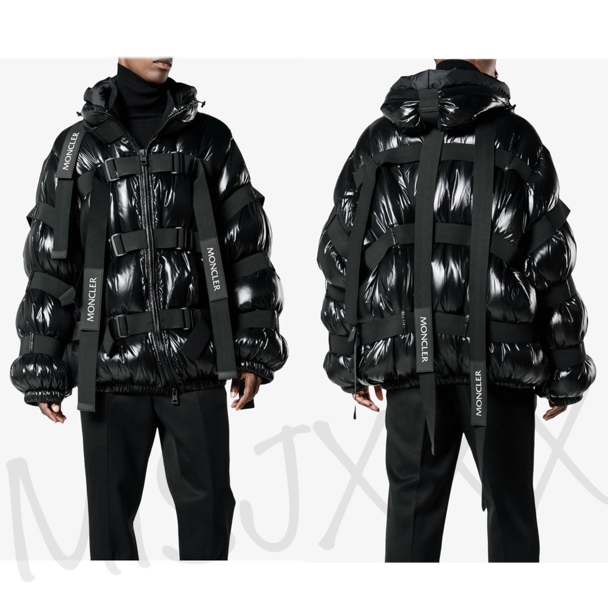 moncler jacket with straps