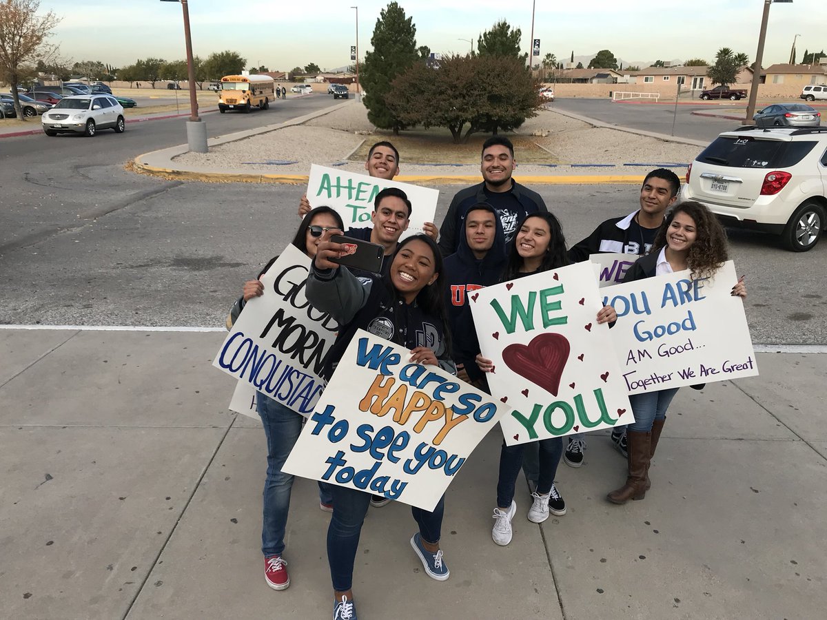 DVHSYISD's tweet image. Good Morning Conquistadores! #ConquerTheWeek #WeAreOne #OFOD #ItsWhatWeDo #YISDProud #THEDISTRICT #WeDeliverExcellence #BeOurGuest @ysletaisd @dvhsstuco_