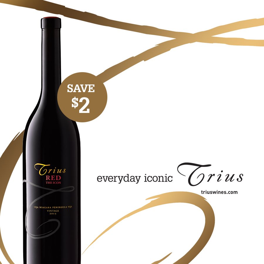 TriusWines's tweet photo. Stock up on these @TriusWines #HolidayFavourites #TriusRED $2 Off each; and #TriusBRUT $3 Off each. For a limited time, receive FREE Shipping with purchase of +12 Bottles - BUY NOW: https://t.co/kE6pCFrNRH ONLINE OFFER ENDS: December 13th. https://t.co/UWPcTNoJrS