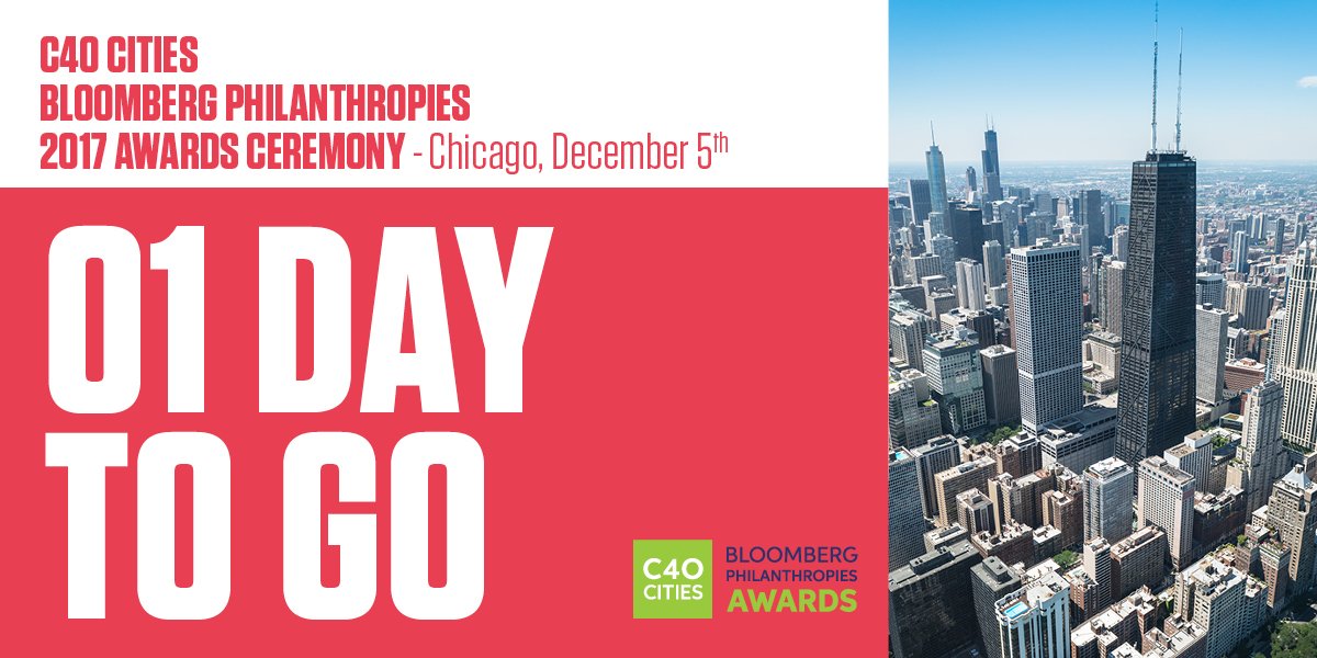 Cities are leading the fight against climate change in every part of the world. Tomorrow, the #C40Awards are a chance to highlight their great ideas and help them spread. c40.org/awards