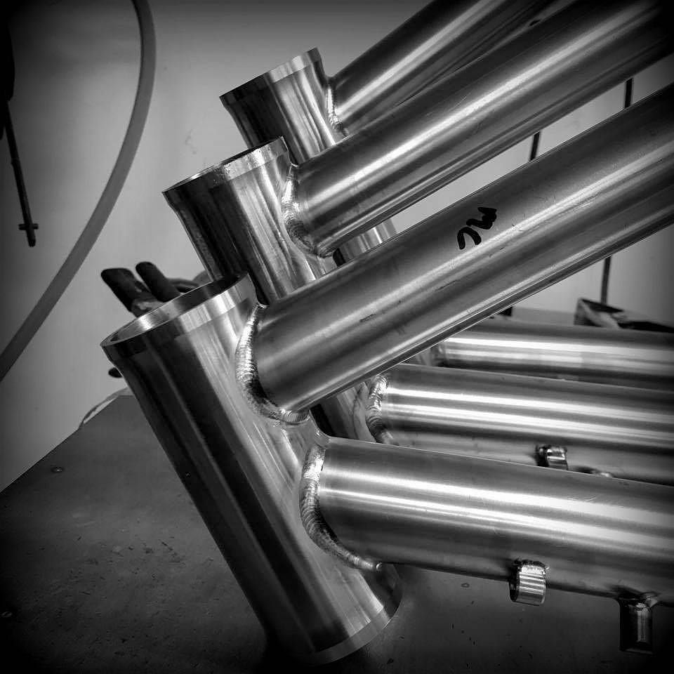 kishbike's tweet photo. Freshly prepped #gravelgrinder in all sizes #titanium #carrboromade #custombike https://t.co/0uz03GUOwK