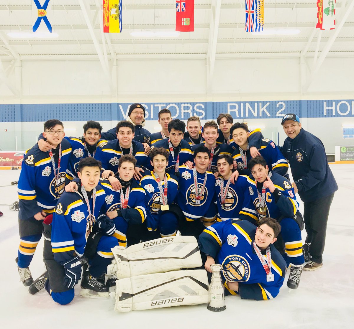 PC_Storm_Hockey's tweet photo. Congrats PC113 Midget Red who won the 2017 Hespeler Classic in Cambridge playing 6 games this past weekend and earning 3 shutouts, the last 2 being the Semi Final and Championship game!  #gostormgo https://t.co/Z3GG4mnxSi