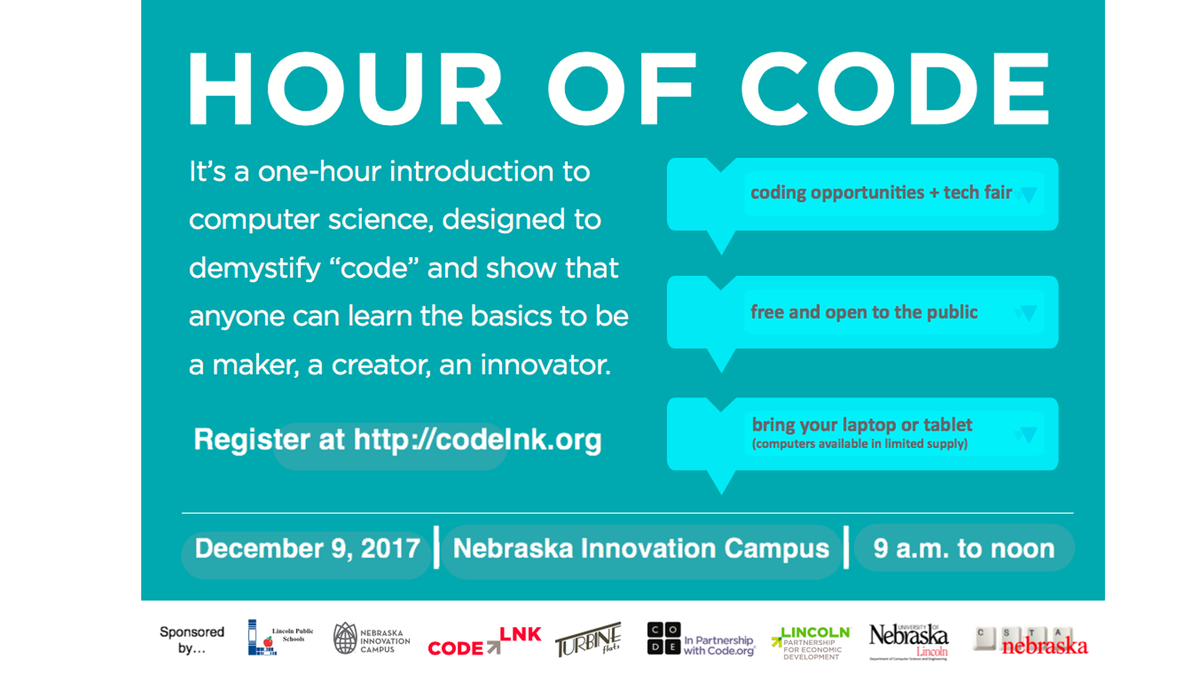 Code hour. Hour of code.