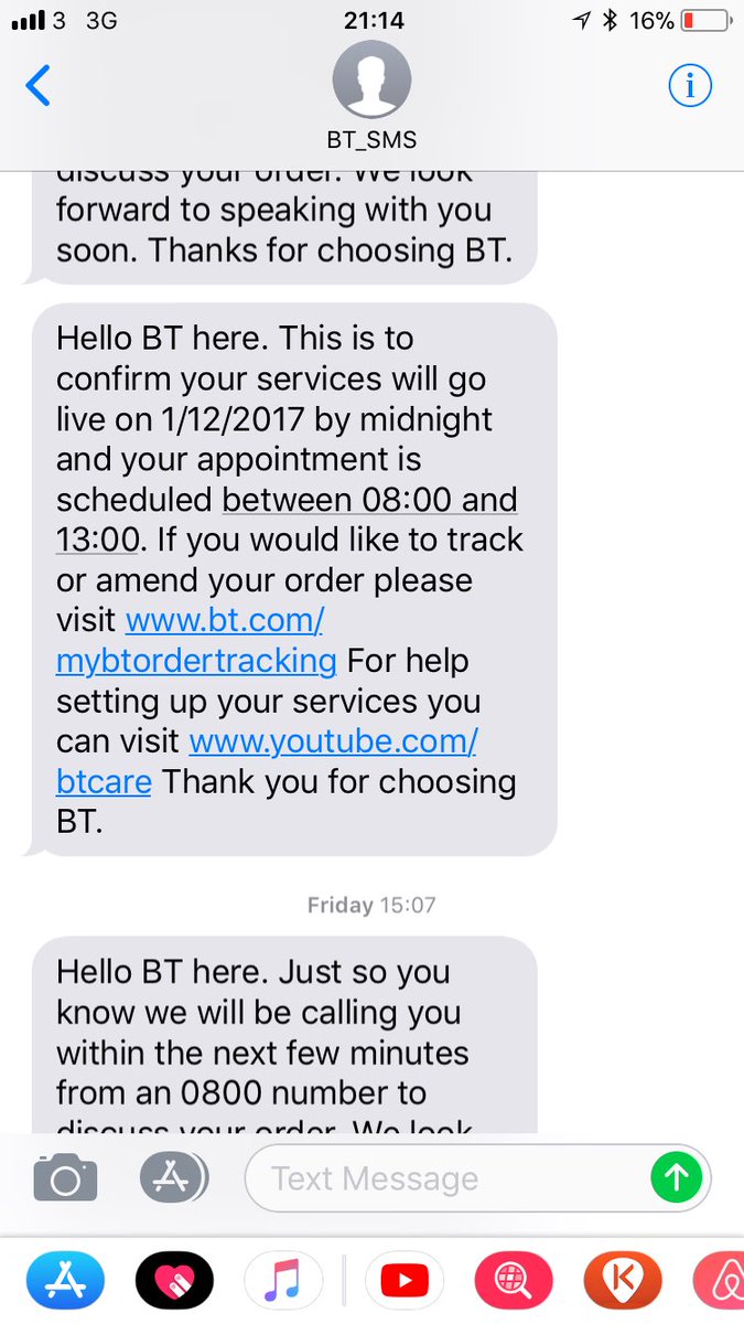 Matty_lloyd's tweet photo. @bt_uk @BTCare I’m given multiple dates but still nothing surely it’s not that hard to provide a service. Half the time when they say we will call they don’t &amp; then when you do it’s “an engineer is trying to sort the problem!” they can’t! @virginmedia @SkyUK do you do this aswell? 7 weeks now? https://t.co/5PqCHQkdvy