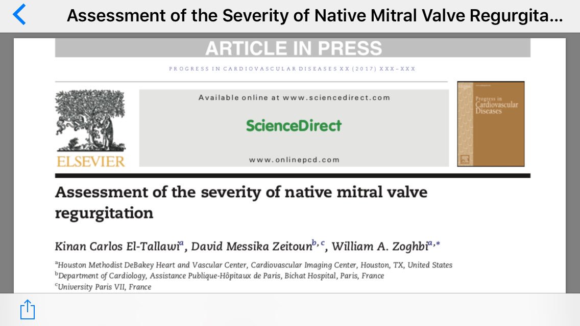 For those days when you need a superb recap- MR unfolded for you sciencedirect.com/science/articl… <a href="/WilliamZoghbi/">WilliamZoghbi</a> <a href="/CarlosElTallawi/">Carlos</a> <a href="/HeartToProve/">Carlos El-Tallawi, MD “HeartToProve”</a> <a href="/purviparwani/">Dr. Purvi Parwani</a> #echofirst