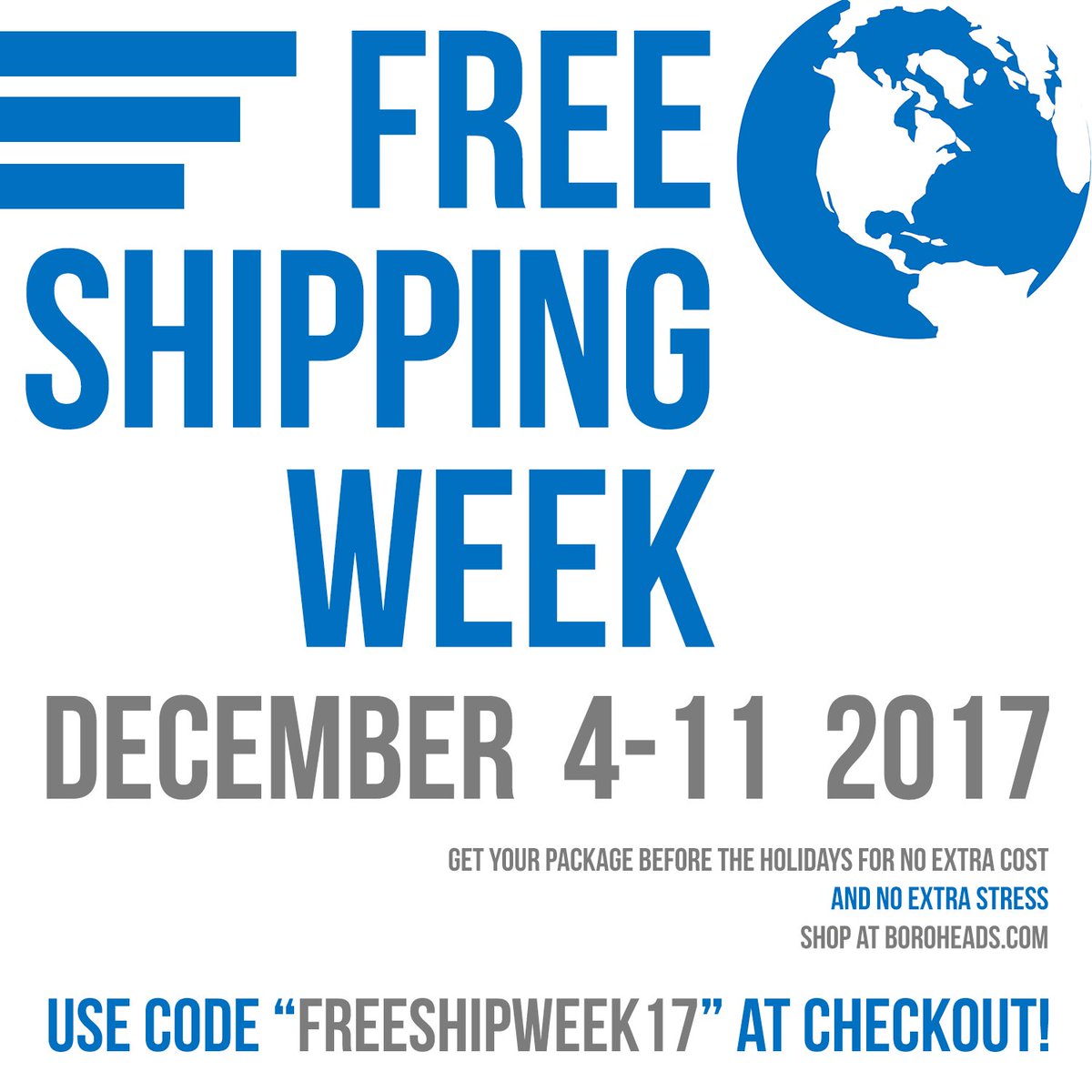 boroheads's tweet photo. #freeshippingweek is upon us! get your items free of hassle and shipping fees when you shop at https://t.co/cU6pXH7Cy0! #international #global #freeshipping #sale #giftideas #toronto #canada https://t.co/4G7raTJkAW