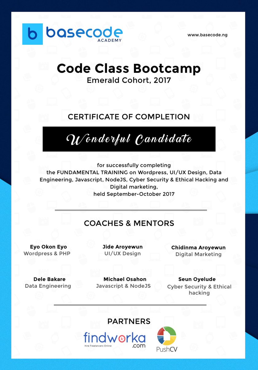 basecodeacademy's tweet image. We surely recognize what you have learnt our wonderful candidates!
#basecode #emeraldcohort #techpreneurs