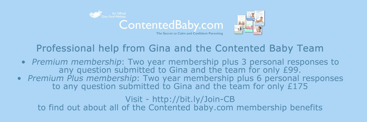 Visit bit.ly/Join-CB  to find out all of the ContentedBaby.com  membership benefits, including professional help from Gina and the Contented Baby Team #ContentedBaby <a href="/GinaFordCLB/">Gina Ford</a>