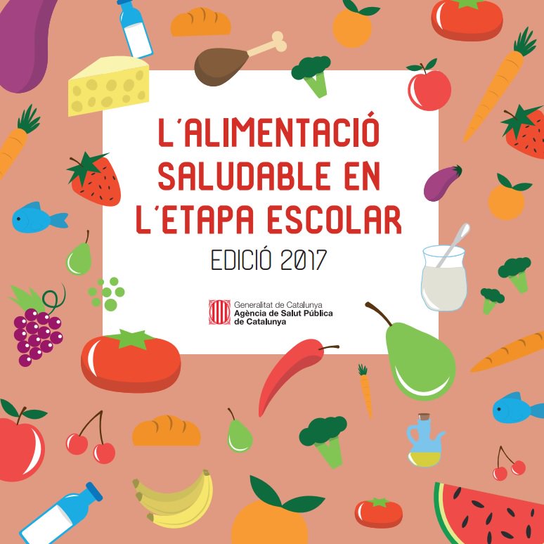 salutcat's tweet photo. Tens fills d'entre 3 i 12 anys 👦👧? Et preocupa la seva alimentació 🍎🍊🍅? Fes un cop d'ull a la #GuiaAlimentacióSaludable en l'#EtapaEscolar
https://t.co/tE32ax38Nx https://t.co/Mfa3CNyJ8x
