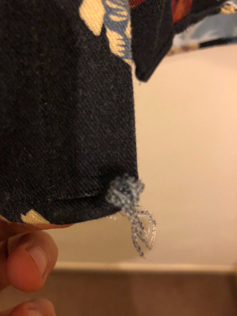 turner_ebrahim's tweet photo. @ZARA_Care I ordered a shirt which has completely frayed in several places, contacted you multiple time and havent had any response... poor service. https://t.co/pmP5wGpjyC