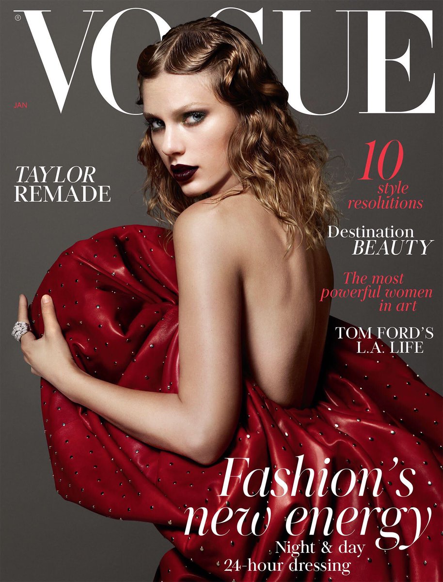 KangaroosForTay's tweet photo. Taylor will be on the January cover of British Vogue! She’s also written her own piece in the magazine! #BritishVogue #NewVogue https://t.co/lF3YbSKrFH