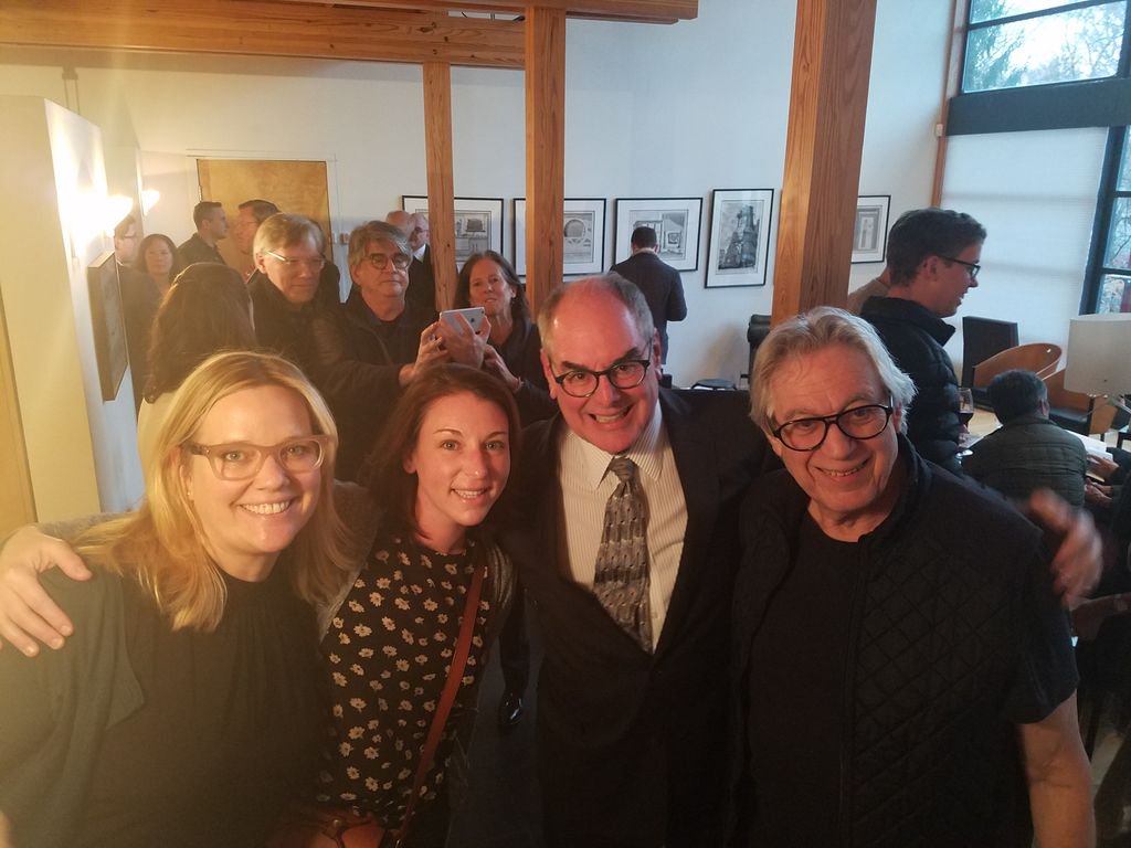 RipArchs's tweet photo. The Ripps had a fabulous time at the 2017 #SketchbookAwards Reception at the home of Stanley Hallet this past Saturday. Take a look at a few photos from the event: https://t.co/81ahNkfdsm https://t.co/eSe5frx8Nk