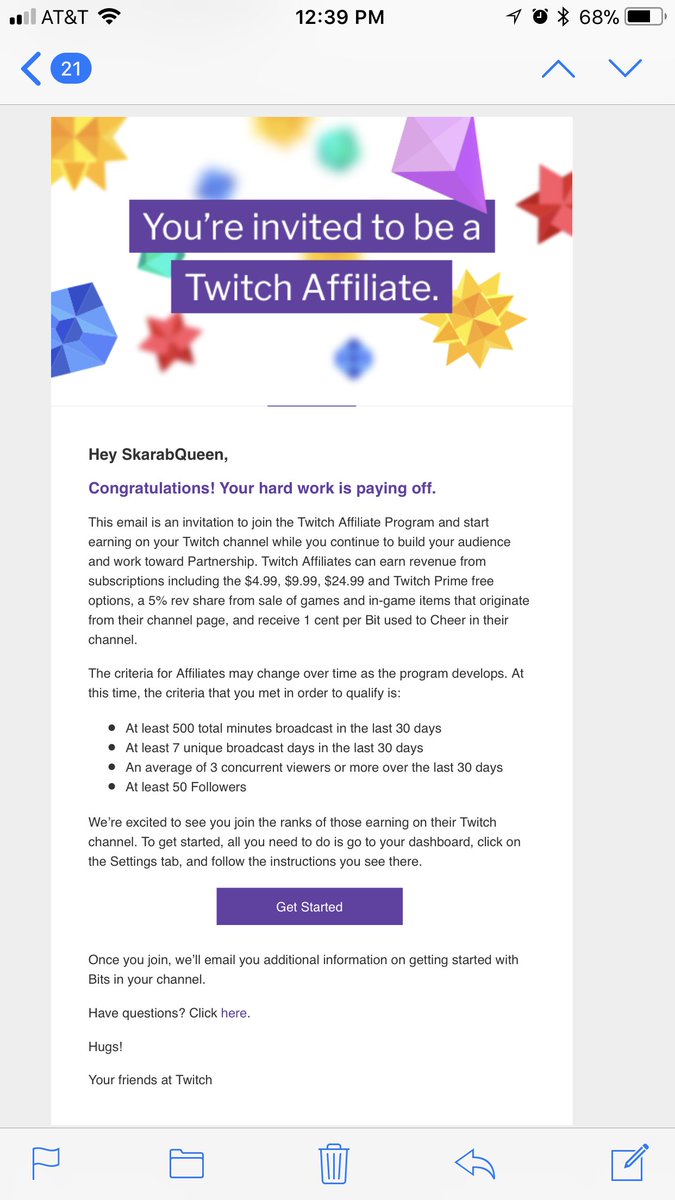 SkarabQueen's tweet photo. I just want to say a HUGE thank you to all of my followers! I couldn't have gotten here without all of your support!!! ❤️
#supportsmallstreamers #girlgamer #twitch #twitchaffiliate #thesweatsquad #Sovereignsolitarystreaming #thankful https://t.co/4sLEXeIwkG