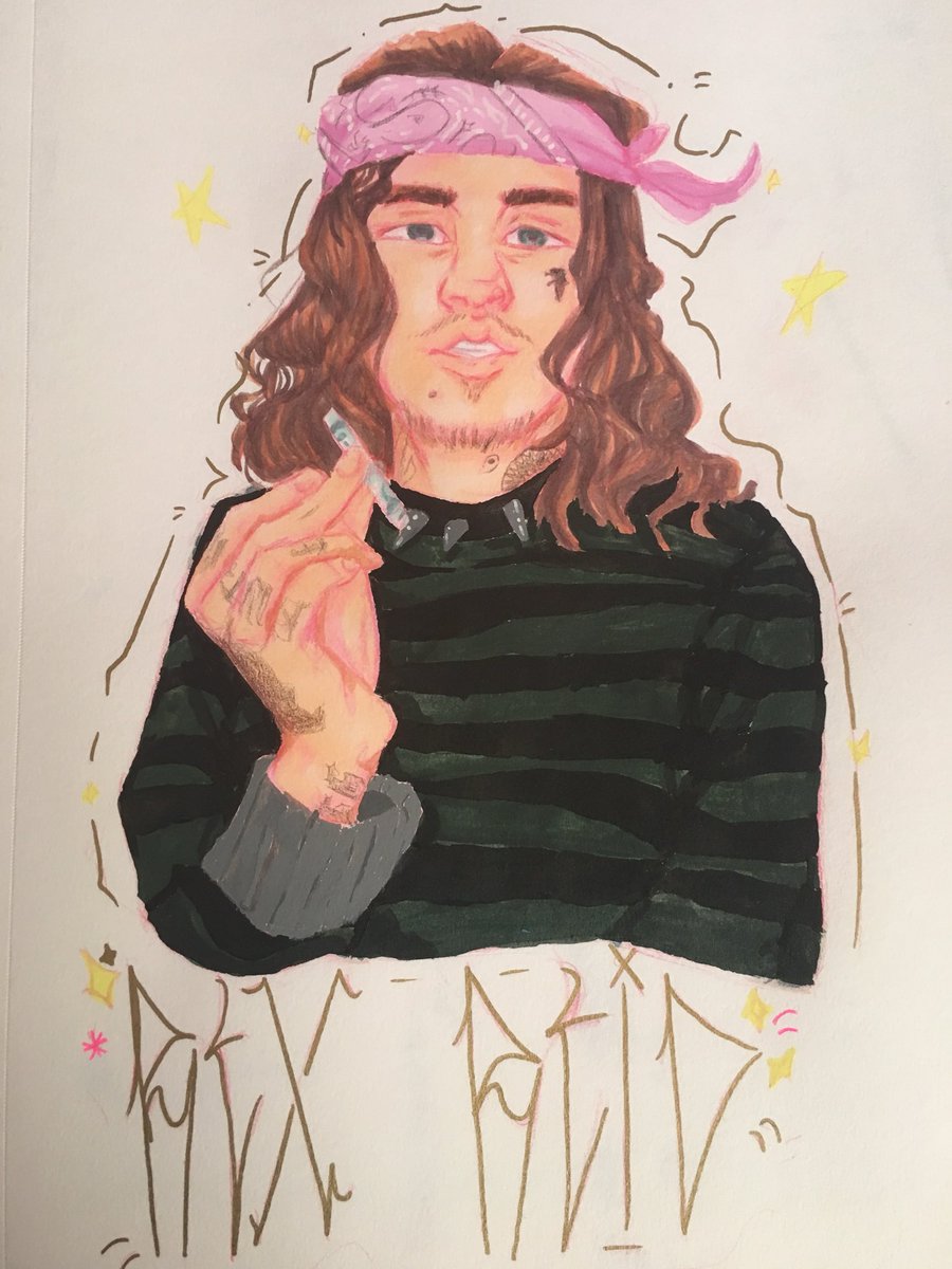 LT21_'s tweet image. Art to @_RexReid ✨✨✨

Acrylic, colored pencils and markers on paper