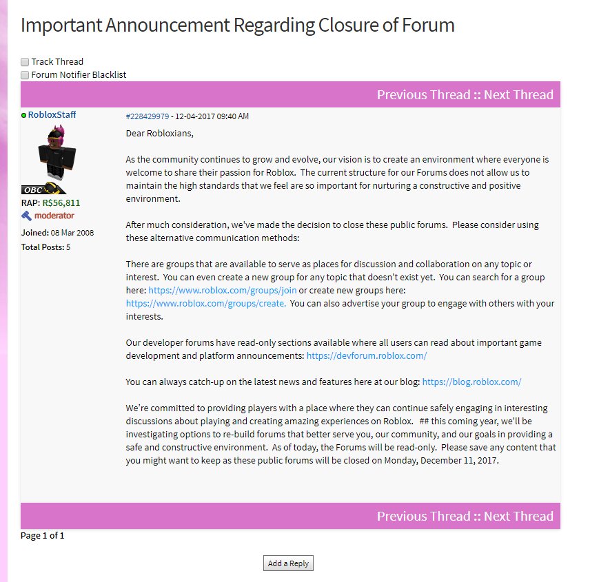 Riprobloxforums Hashtag On Twitter - rip forum roblox