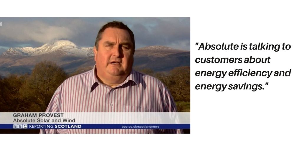 asaw_uk's tweet photo. ICYMI Absolute MD Graham Provest contributed to a piece on #Renewables after #Brexit @BBCScotlandNews last week. #Absoluteis10 #energyefficiency https://t.co/f4sZgYczFk