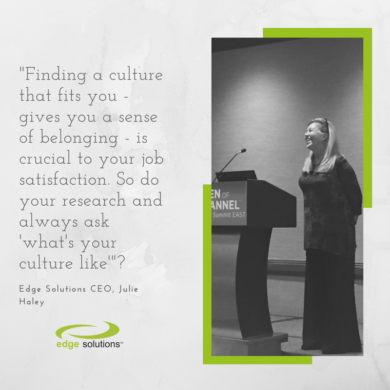 DesignYourEdge's tweet photo. Edge CEO, @Edgejuliehaley, is presenting at the #WomenOfTheChannel conference on navigating your career in IT. #DesignYourEdge https://t.co/EYQ5xmqoHO