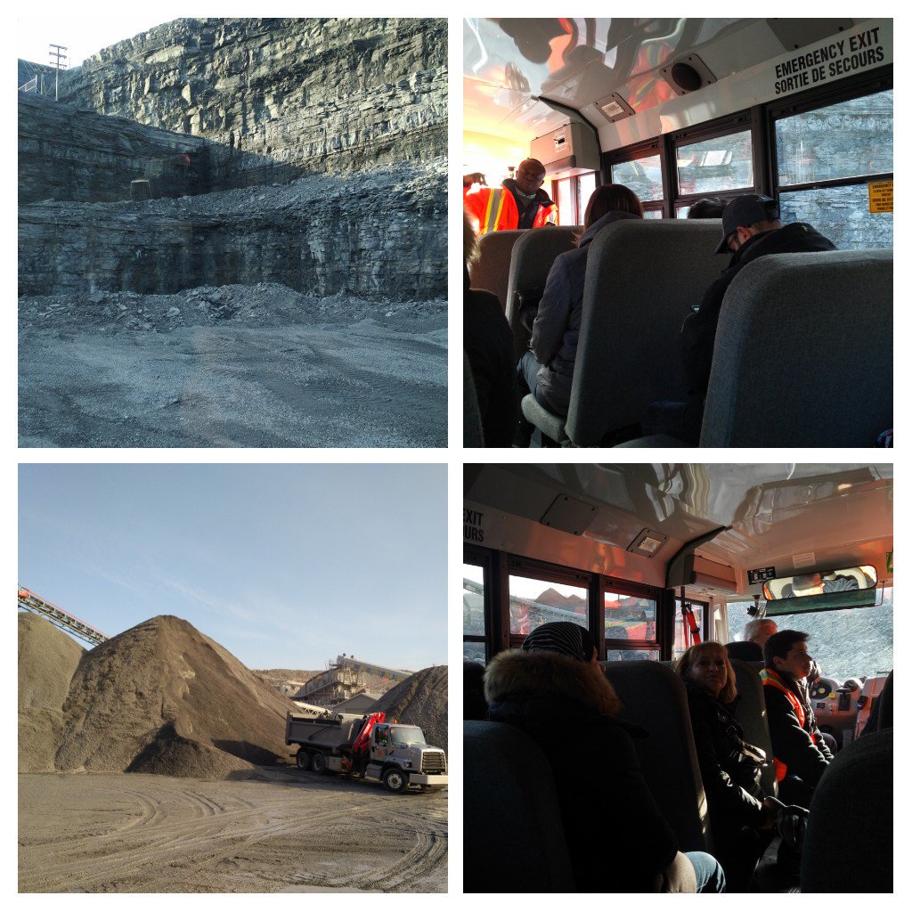 mmSchoolProgram's tweet image. Formation pratique &amp;amp; visite de la carrière de calcaire à #Laval . #Usine  #dynamitage #sédimentaire @CRHCanada #Demix #agrégats
