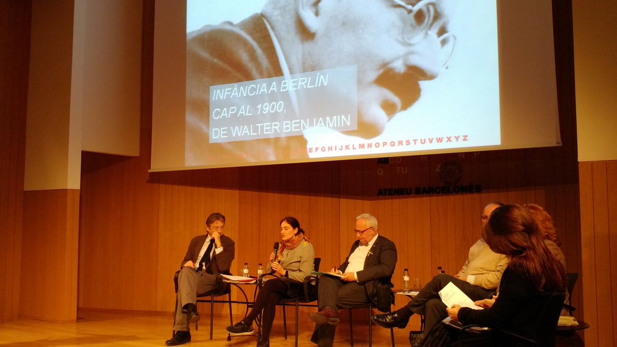 Chantall Benjamin obre l'acte dedicat al seu avi, Walter Benjamin #ateneubcn