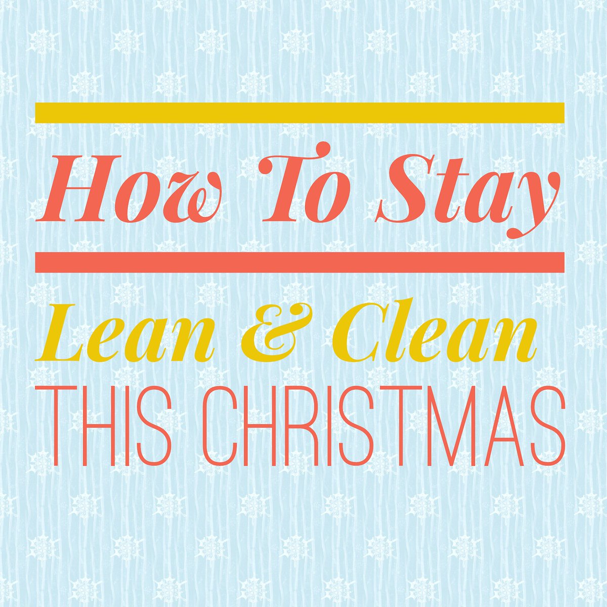 How do you stay healthy over Christmas and still enjoy yourself? Check out our top 10 tips to staying Lean and Clean >> bit.ly/2id3dMh