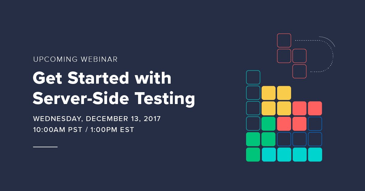 WiderFunnel's tweet photo. Next week, join us for the free webinar: Getting Started with Server-Side Testing w/ @Optimizely. Register for free now: https://t.co/dzlsveKmjS   #webinar #serversidetesting #experimentation https://t.co/UkHx9G6r7e