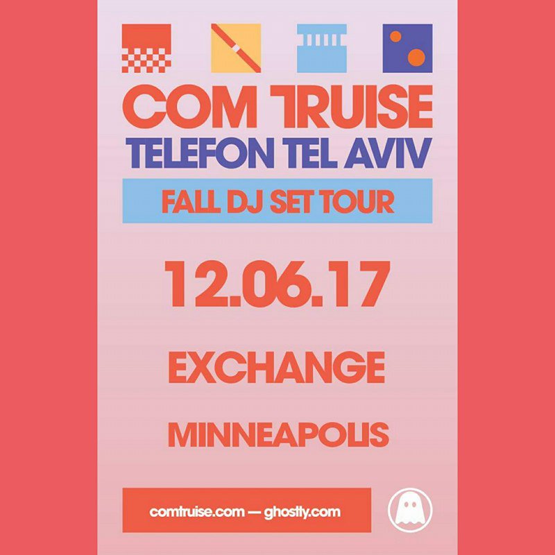 theTCpresents's tweet image. 🔸    @comtruise along with @telefontelaviv will be returning to Minneapolis on Wednesday! This time at The Exchange with Funktion-One Sound! 🔸
#TCPresents #ComTruise #TelefonTelAviv