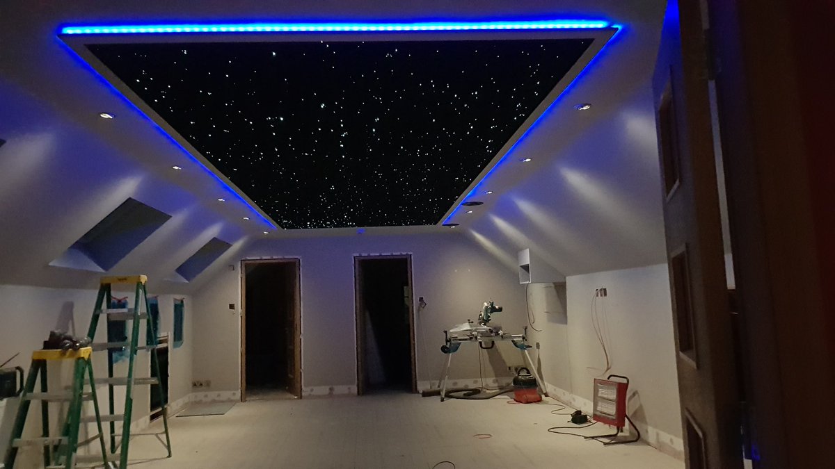 Bespoke Home Cinemas On Twitter Huge Fibre Optic Star Ceiling