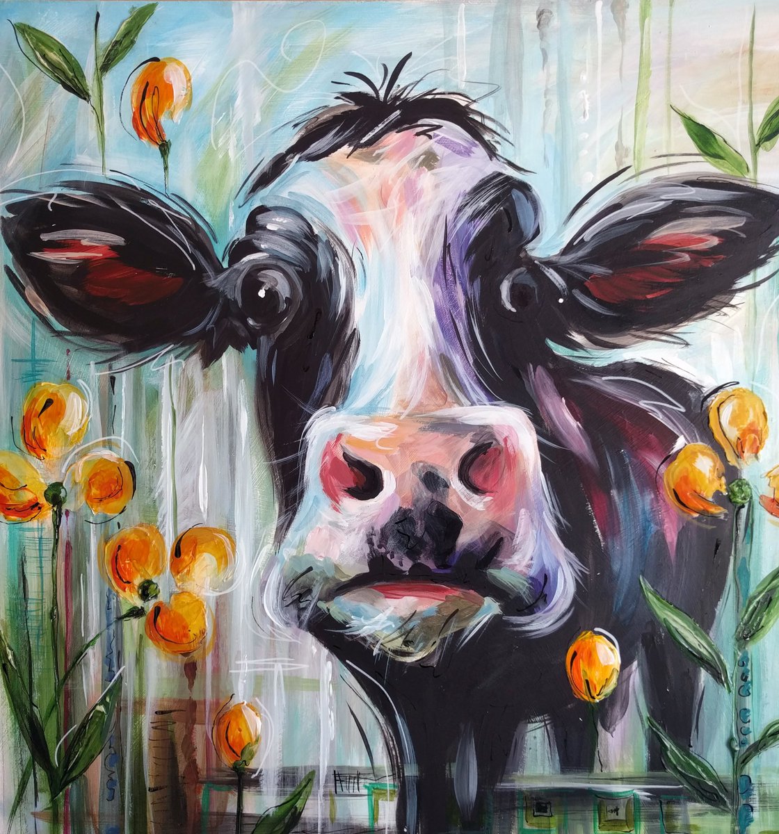 What do you think of our quirky Cow print? 😍 It's part of a series of four and all are available in two different sizes: 30x30cm and 46x46cm plus they come with your choice of black or white frame/mount 😁
Check it out here: susanleigh.co.uk/collections/an…