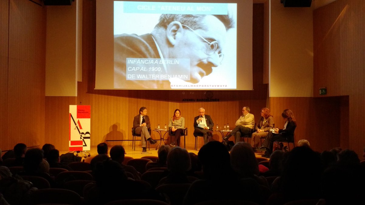 El poeta Carles Duarte fa una glosa de l'obra i la figura de Walter Benjamin #cultura #ateneubcn