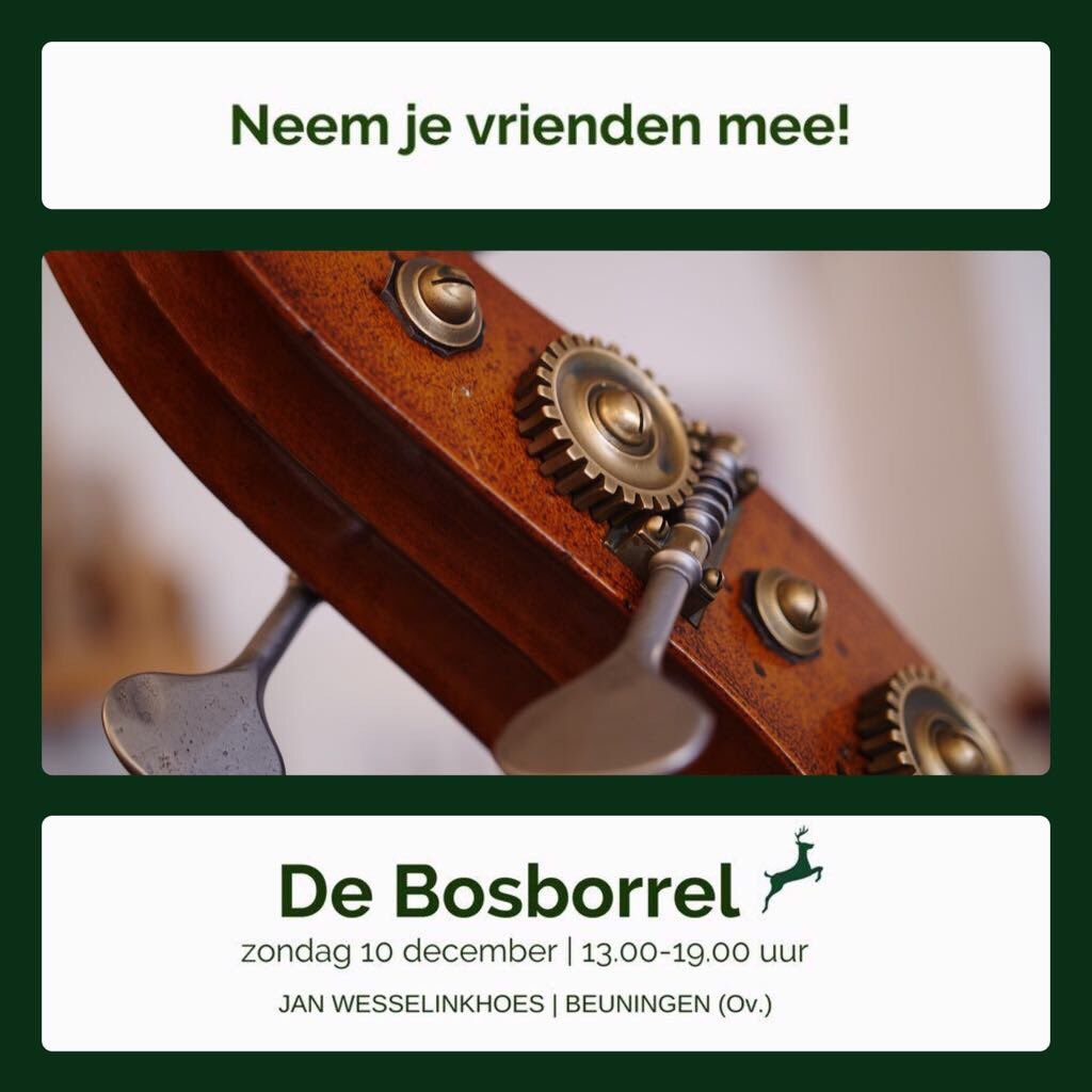 #Bosborrel #JanWesselinkhoes #10december #easygoing sfeertje, neem je #vrienden mee! Met muziek van #TheLittleRamblinBoots
<a href="/juliaahulshof/">Julia</a> 
vanheekevents.nl/events/upcomin…
