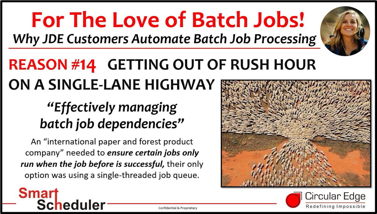 #JDEdwards I hope you enjoy my second post on the new series 'For the Love of Batch Jobs' why #JDE customers automate batch job processing #HappyUsers #HappyCNCs #GoodTimesWithJDE <a href="/OracleJDEdwards/">Oracle JD Edwards</a> <a href="/Circular_Edge/">Circular Edge</a> <a href="/smartscheduler/">Smart Scheduler</a> @sAchin_Edge <a href="/AndyChase220/">Andy Chase</a> <a href="/nlakhpat/">Nitin Choudhari</a>