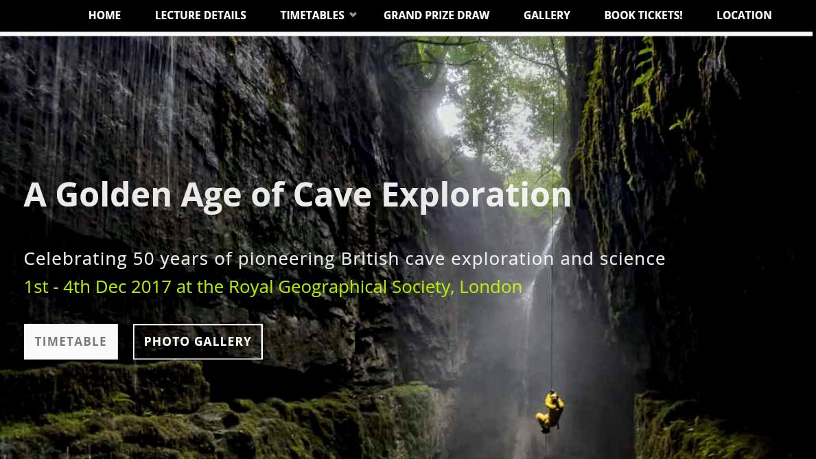 bio_carta's tweet photo. King of Caving Andy Eavis opens the show this evening for A Golden Age of Cave Exploration at @RGS_IBG https://t.co/RSt9HeDacr @bcra_speleology @DarknessBelowUK @ukcaving @CHECC_caving #Explore2017 https://t.co/gten8534ux
