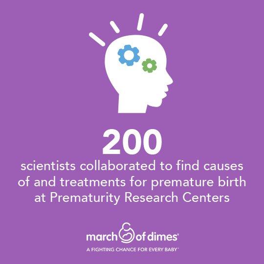 Thanks to your support, our Prematurity Research Centers are hard at working seeking the unknown causes of preterm birth. Learn more about what they're working on. bit.ly/2AMIyJK