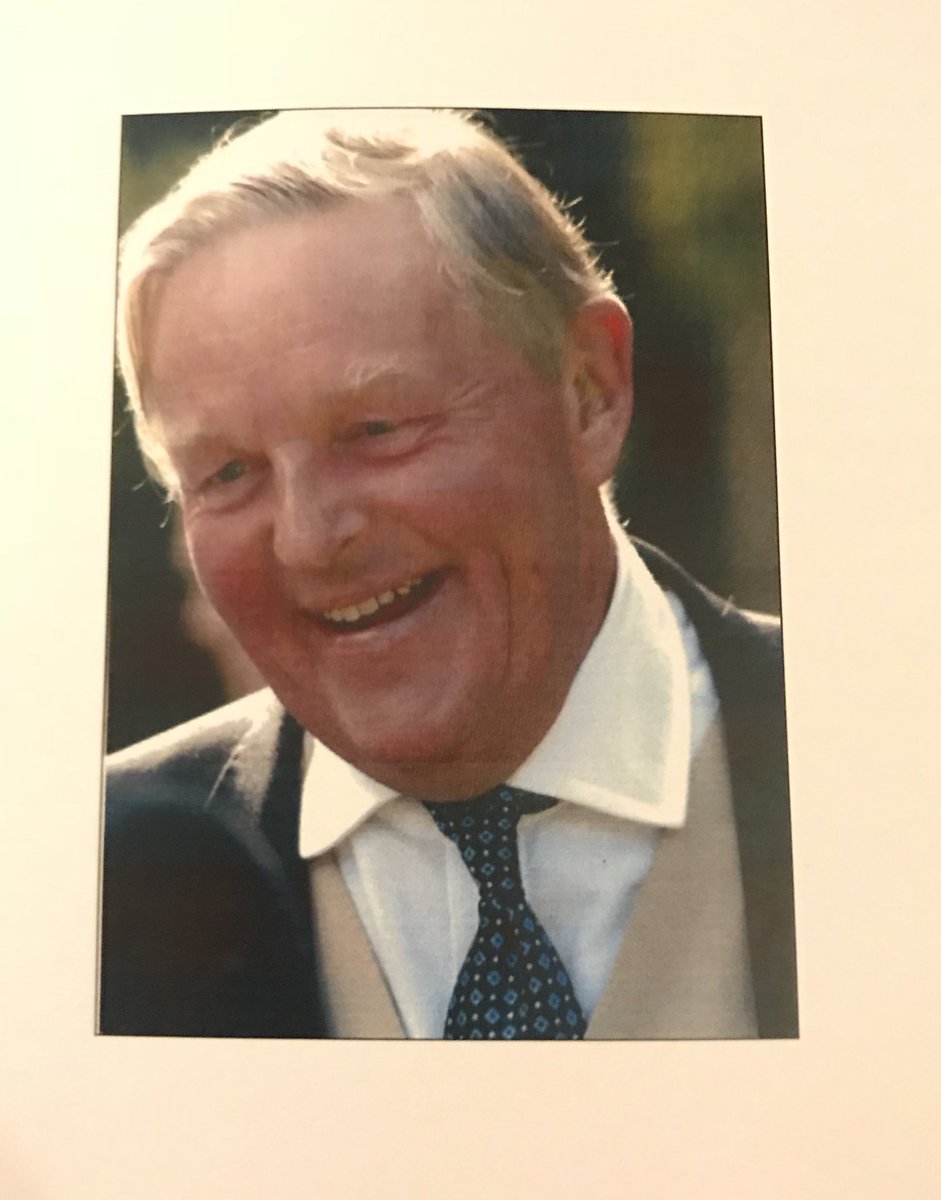 charlesfifield's tweet photo. Very moving Memorial Service today in Ashton Hayes for the late Anthony Diggle. He was a true gentleman and it was a pleasure to have known him. Amongst his many achievements he was President of the City Club in Chester in 1980 &amp; Chairman of @1938Club in 1996. RIP https://t.co/gCTY7VfWel