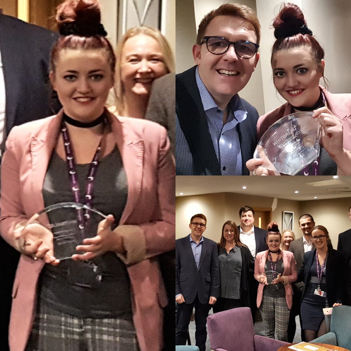 I was delighted to track down Charlotte @cvmaloney1 on a busy shift at Piccadilly today, to present her with the Samuel Whitbread Apprentice award <a href="/placemadebyyou/">A Place Made By You</a> <a href="/SDEBDD/">simon ewins</a> #TopBombing