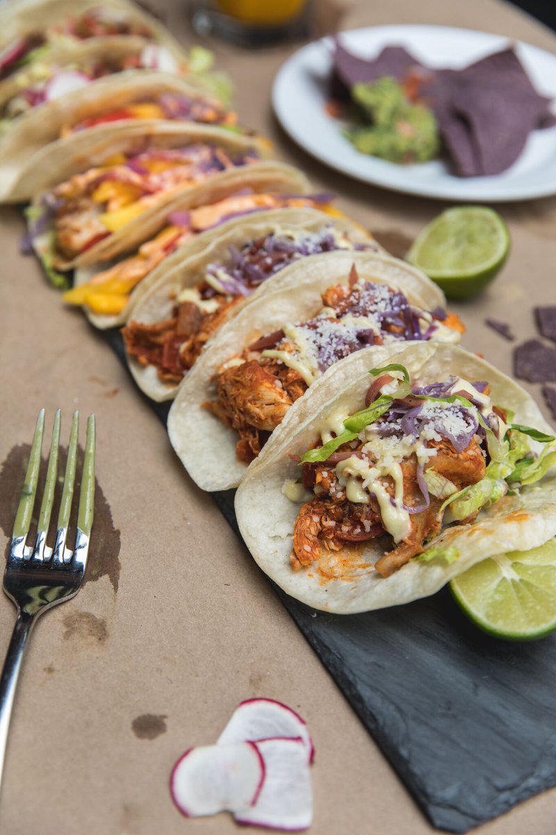Tacos as far as the eye can see 🌮😍 Happy hour tacos are $2 from 4-7pm!