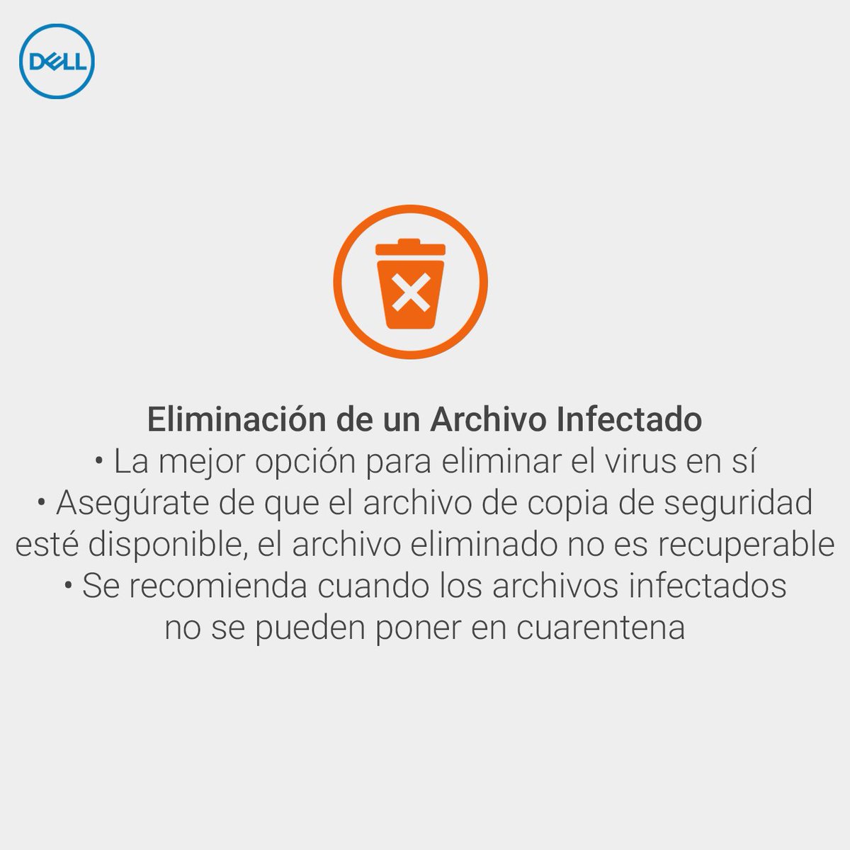 DellAyuda's tweet image. ¿Tienes dudas 🤔 entre poner en cuarentena 🛡 un archivo infectado o eliminarlo por completo? 
¡Nosotros te lo explicamos aquí! 😉 #DellAyuda