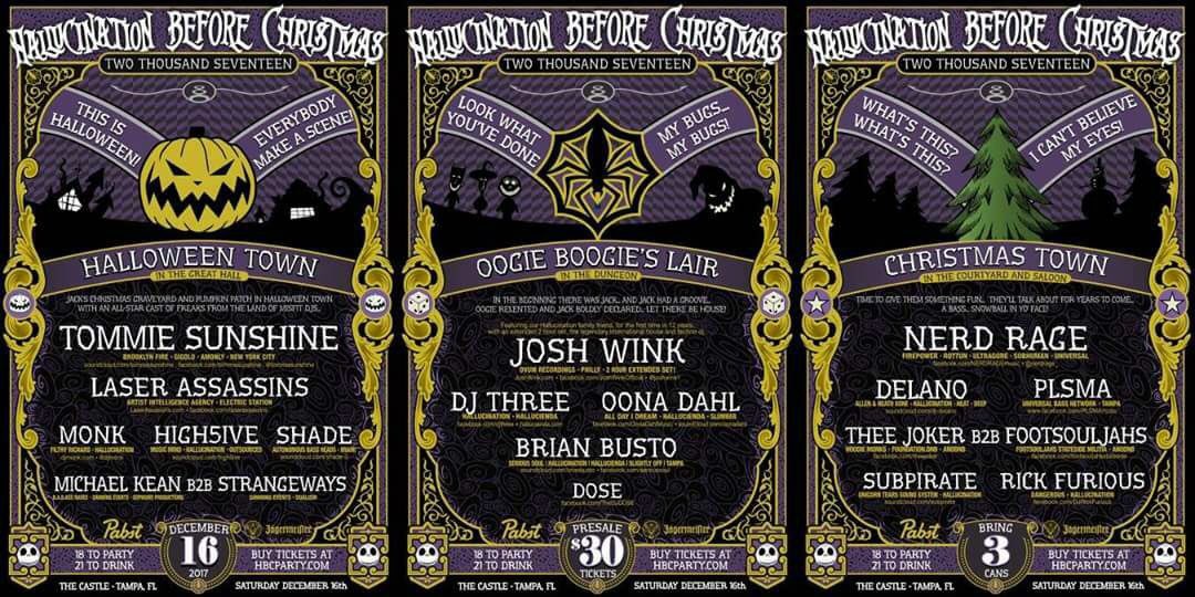 who's ready for #HallucinationBeforeChristmas? #HBC