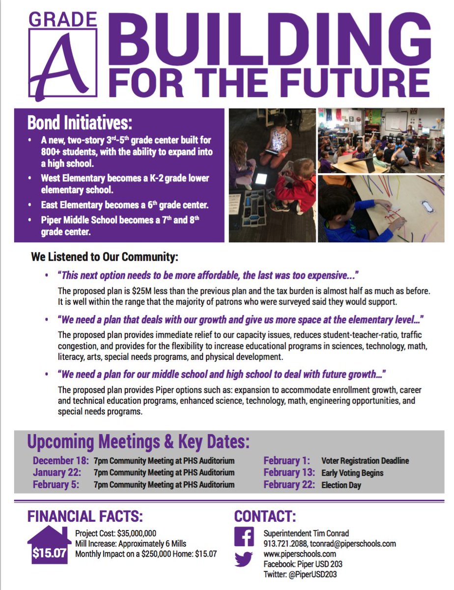 Piper Bond Info #Piper203 #Piper203STEM