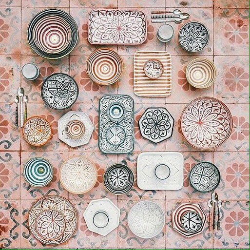 Beautiful new ceramics from Morocco have just been listed!