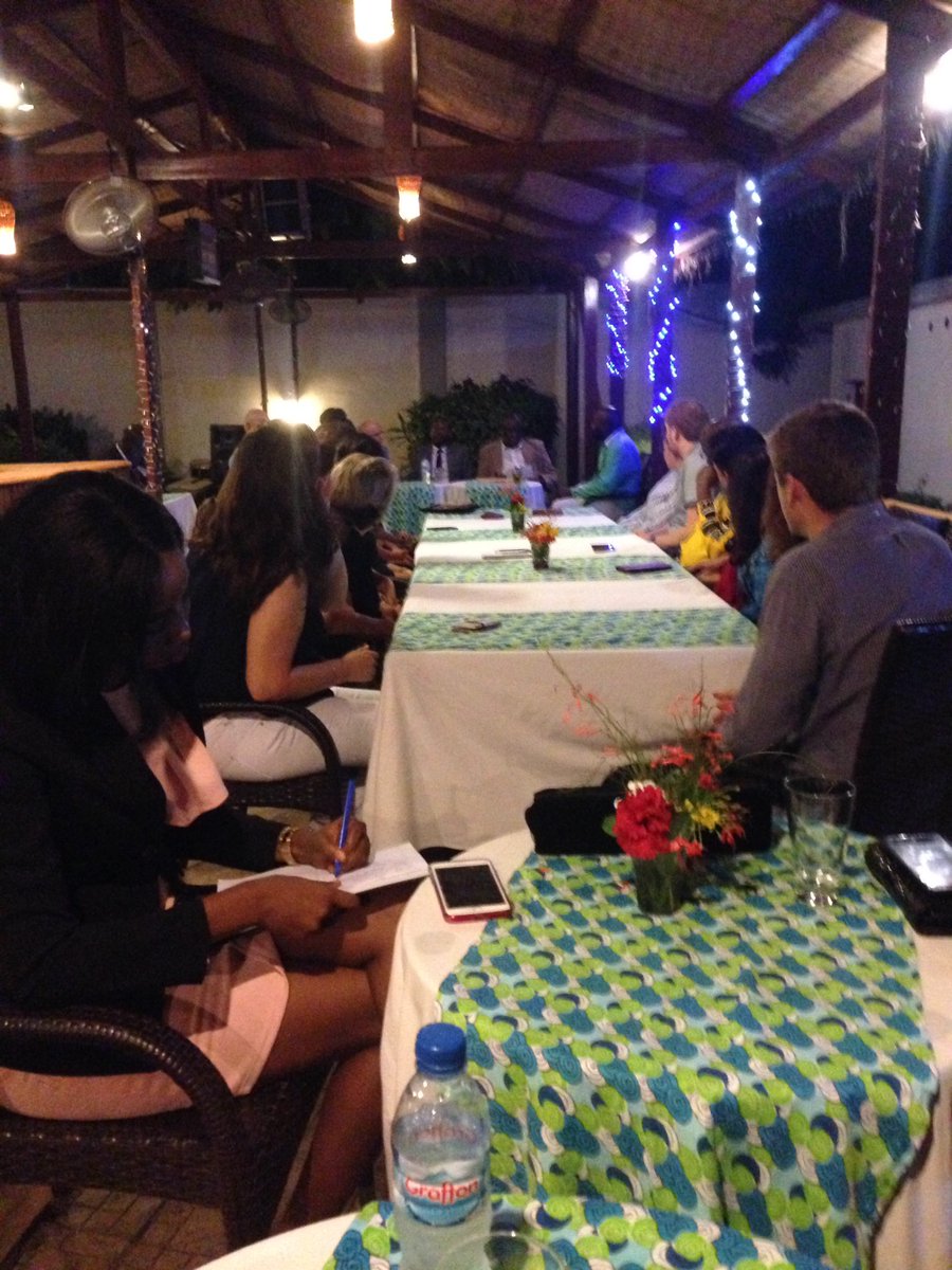PerryCMaddox's tweet photo. Kicking off @RestlessDev Directors Conf w/ SL board chair, Minister of Youth, Atty Gen office, US Chair &amp; 10 Hub Directors #WeAreRestless https://t.co/lyzNosXBKp