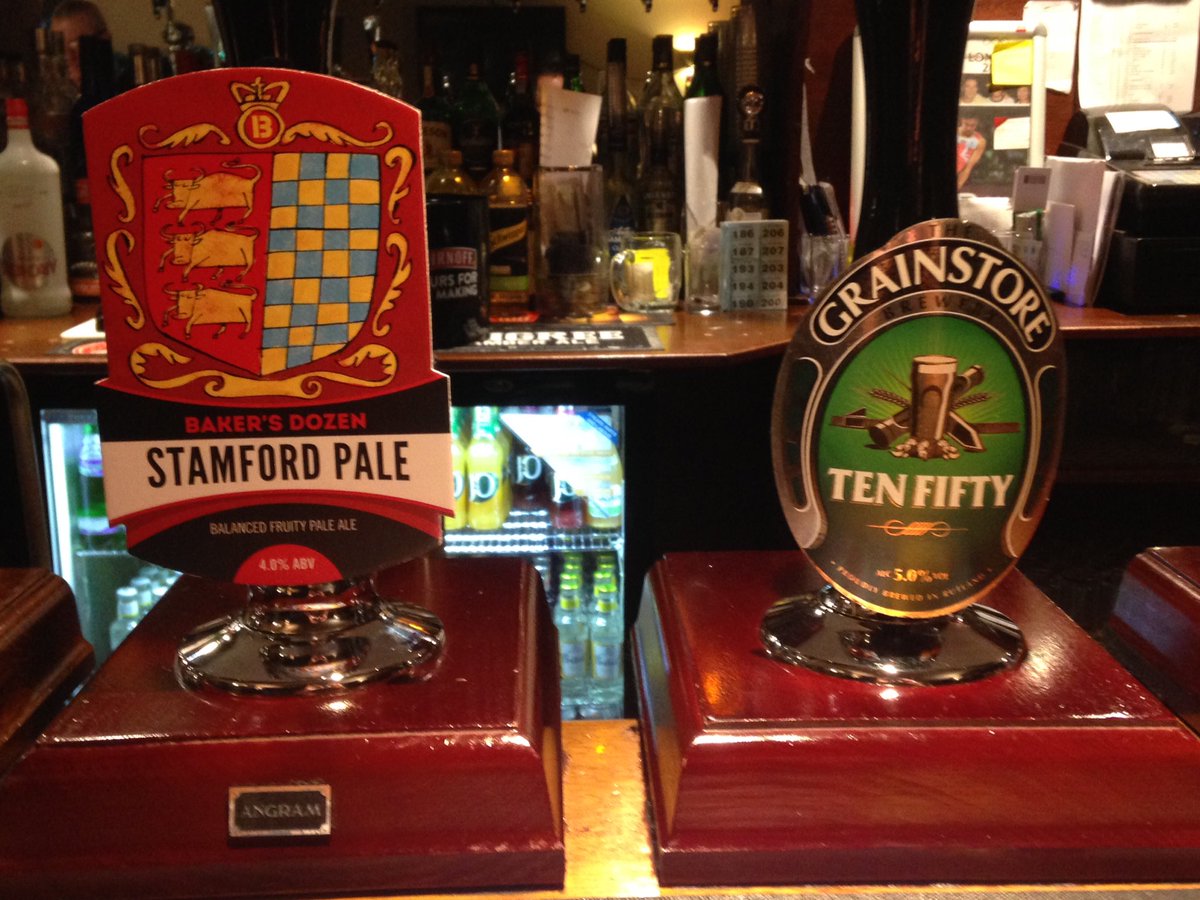 A lovely couple of local beers OTB <a href="/boar_blue/">The blue boar</a> from the great <a href="/13brewing/">Baker's Dozen Brew Co</a> &amp; <a href="/thegrainy/">Grainstore Brewery</a> #locale #beer