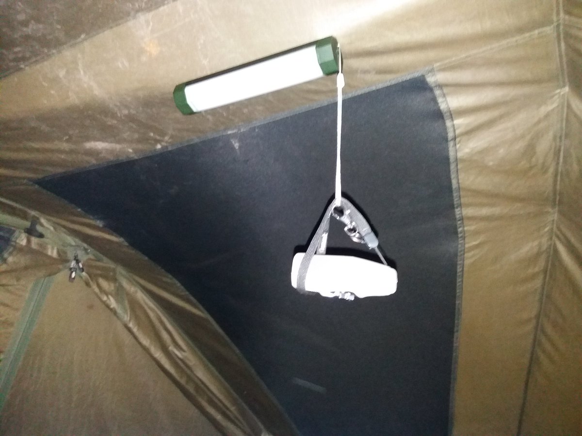 When you forget to charge your bivvy light the light on the snz receiver comes in handy, a little ingenuity and hey presto we now have a bivvy light, loving my new snz alarms by the way <a href="/Adam_Penning/">Adam Penning</a>