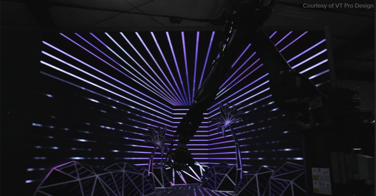Tojek_VFX's tweet image. With the help of #RobotAnimator and @KUKA_RoboticsUS VT Pro Design in LA put together this immersive photo-booth for the American Express Experience tent at Coachella 2017.
