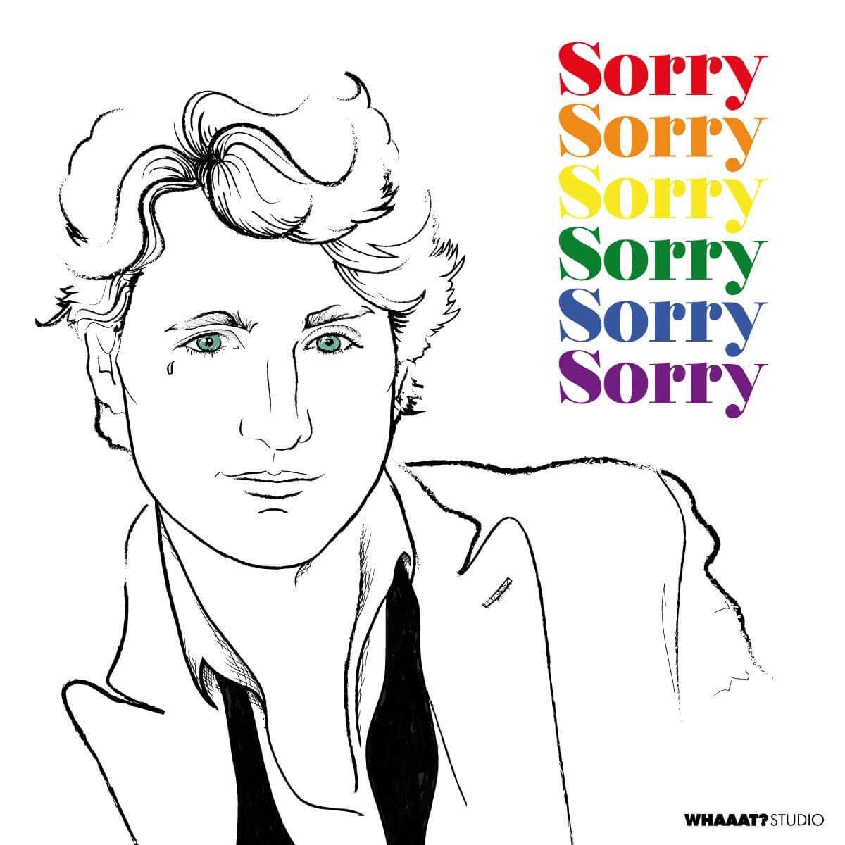 WhaaatStudio's tweet photo. #proud to be #Canadian #LGBTQ2 #apology #Trudeau #justintrudeau #gayrights #gay #finally https://t.co/XCGjvzRDpg