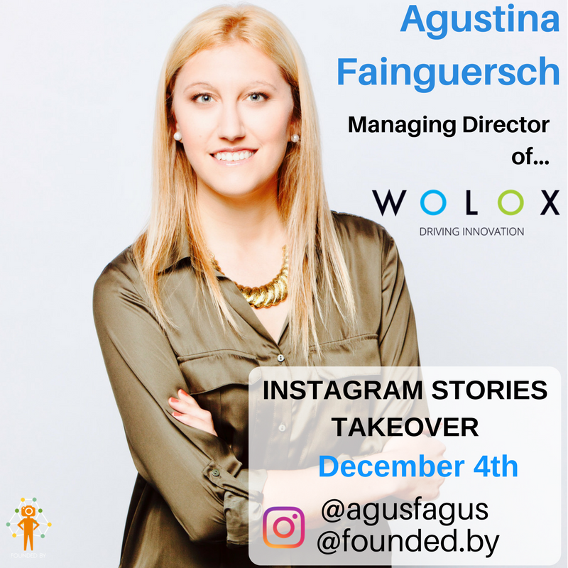 founded_by's tweet photo. Today, @agusfagus is taking over Instagram Stories and we're excited to learn more about @wolox! https://t.co/os4K1qjfJ6