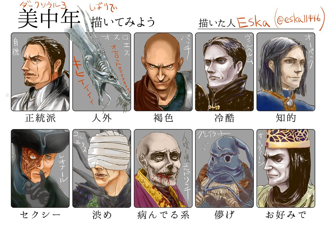 美中年描いてみよう 7ページ目 Togetter